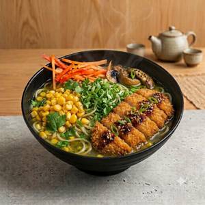 Chicken Corn Coriander Ramen Bowl