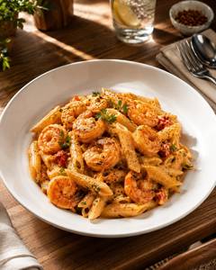 Penne Prawn Pasta