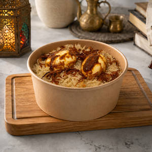 Yellow chilli Egg mandi bowl