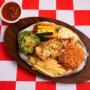 Parmigiana Chicken In Pomodoro Sauce Sizzler