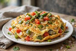 Vegetable Omelette (1 Piece)