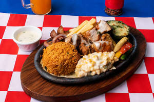 Roast Lamb Pepper In  Mint Sauce Sizzler