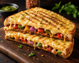 Veg Cheese Tandoori Grill Sandwich (regular)