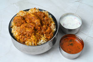 Hyderabadi Special Chicken Biryani Boneless