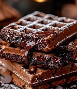Brownie full loaded waffle