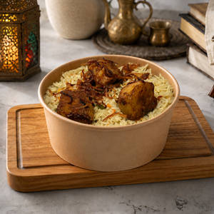 Yellow chilli Aloo mandi bowl