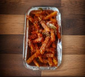 Honey chilly potato