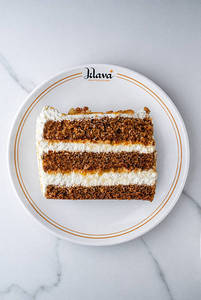 Banana Walnut Caramel Cake