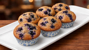 Blueberry Bliss Muffins (6 Pcs)