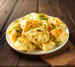 Jain Veg Momos Fried Jain Momos