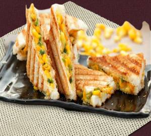 Cheese corn sandwich
