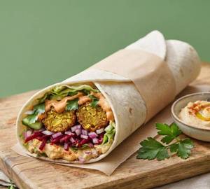 Hummus Falafal Shawrma Roll