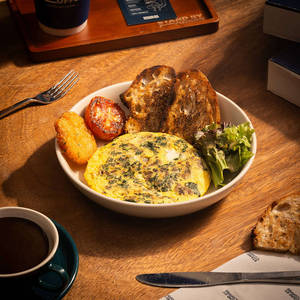 Spinach & Mushroom Omelette
