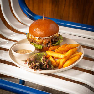 Truffle Mushroom Burger