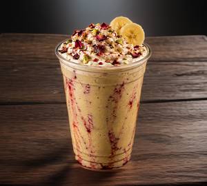 Banana Gulkand Thick Shake
