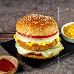 Potato & Corn Cheese Burger