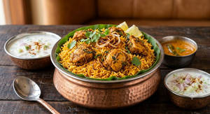 Hmh Spl Andhra Style Chicken Biryani [bone/ B/l]