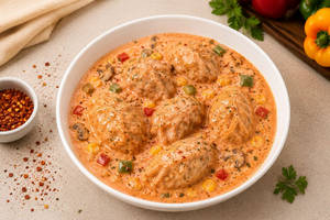 Fusion Pink Sauce Veg Momos