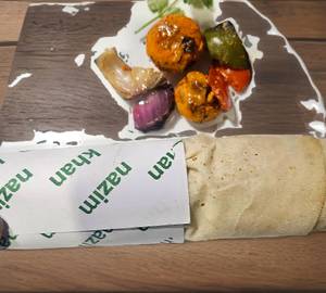 Mushroom Tikka Roll Rumali
