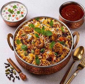Special Prawns Biryani