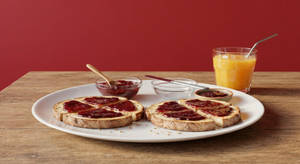 2set Bread Jam + Orange Juice