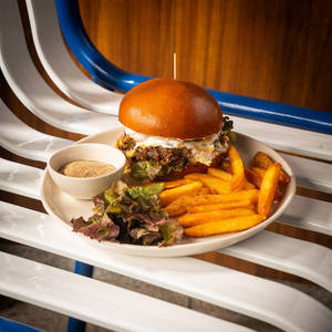 Pepper Blasted Chicken Burger