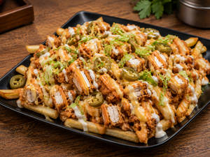 Loaded Fries With Chicken