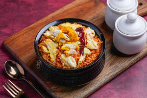 Egg Schezwan Fried Rice (serves 1-2