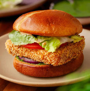 Paneer Crispy Burger ( NGO )