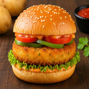 Crispy Aloo Burger ( NGO )