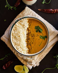 Dal Makhani+ Rice + Salad & Acchar
