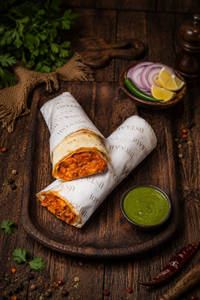 Butter Chicken Roll