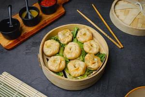 Cheese & Corn Momos [ 6 Pcs ]