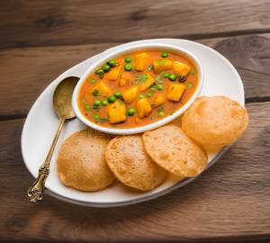 Poori + Aaloo Subji