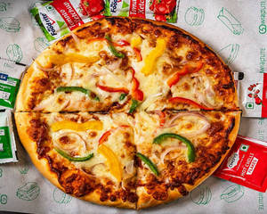 Onion Capsicum Pizza'8