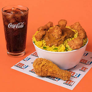 Chicken Rice Bowl & Drumstick