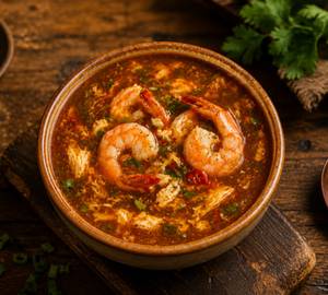 Hot & Sour Soup With Prawns