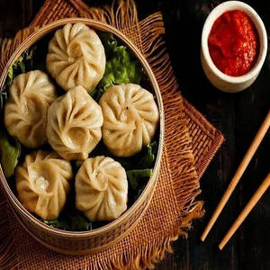 Steamed Momos [5 Pcs]