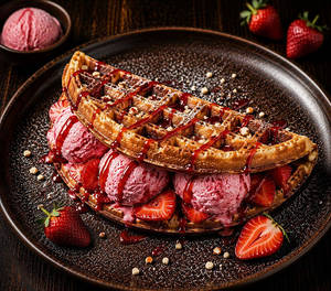 Strawberry Waffle