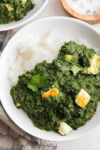 Mushroom Palak