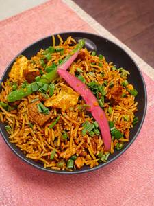 Caribian mutton fried rice ( sweet & spicy ) )