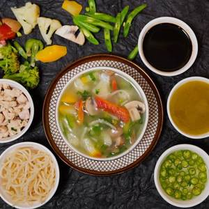 Chicken Talumein Soup