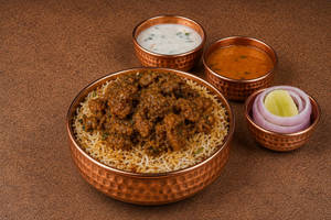 Hyderabadi Mushroom Biryani