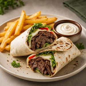 Coal-fired Beef Wrap