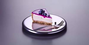 Blueberry Cheese Cake Slice
