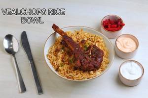 Veal Chops Rice Bowl
