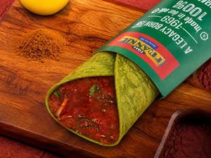 Schezwan Veg Spinach Frankie Roll