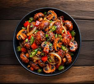 Mushroom Chilli Gravy