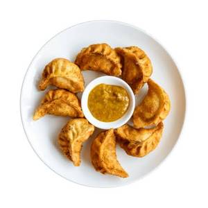 Crispy fried momo