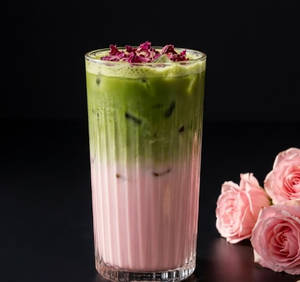 Rose Matcha Latte